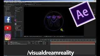 Adobe After Effect Tutorial:  Add your logo on Audio Spectrum