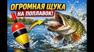 Ловля ЩУКИ на ЖИВЦА с ПОПЛАВКОМ. Незабываемая РЫБАЛКА на реке ЩУЧИЙ РАЙ.