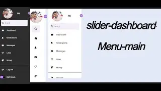 Sidebar Menu Dashboard Template UI | Side Navigation Bar - Only Using CSS and HTML