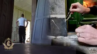 Restoring The Château Original Marble Fireplace