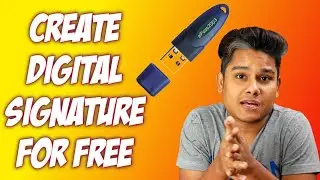 Create Your Digital Signature - DSC for Free | How to Sign a Digital Signature on PDF Documents