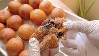 찹쌀도넛츠의 정석 레시피 / Super Easy recipe glutinous rice donut