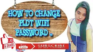 TUTORIAL : HOW TO CHANGE PASSWORD OF PLDT WIFI (BLACK MODEM)