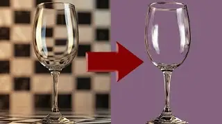 Difficult Background! Extract Transparent Objects in Photoshop, Even on Difficult Backgrounds