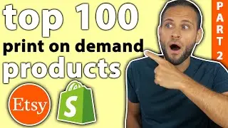 100 Print On Demand Product Ideas For Etsy/Shopify Sellers [Part Two]