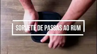 SORVETE FIT DE PASSAS AO RUM