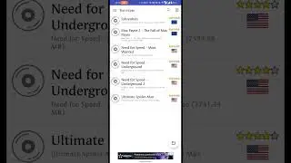 My list game in AetherSX2 |Asus ROG Phone 6