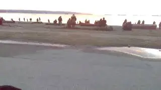 Impromptu sunset song.   
