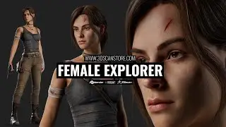 Female Explorer - Game Res Model