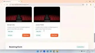 Movie Booking App | JavaScript app | Day 2