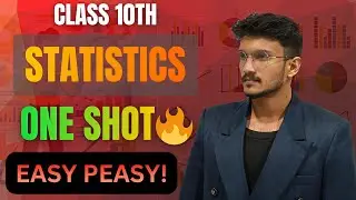 Class 10 Maths Ch 13 Statistics ONE SHOT 🔥 | Mean, Median, Mode Formulas | Aman Verma