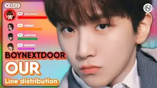 BOYNEXTDOOR - 'OUR' (Line Distribution Color Coded) @Nawaii_k