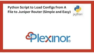 Python Script to Load Configs from A File to Juniper Router (Simple and Easy)