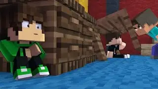 Minecraft-Machinima: HELLO NEIGHBOR #5:O VIZINHO INVADIU MINHA CASA!
