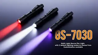 How to Choose the BEST LED Pen Light? GS-7030 Multi-Color + Factory Custom Lights!