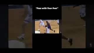 PASS 🏀WITH YOUR FEET! 👣 #thetransition #basketball #Shorts #NBA #shortsvideo