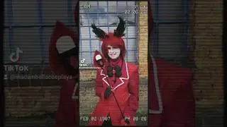 this face was made for radio #cosplay #hazbinhotelcosplay #hazbinhotel #alastor #hazbinhotelalastor