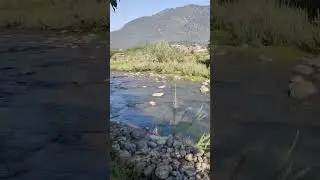 Kashmir view 🪟 A hotel behind the river 🥹❤️2024 #travel #adventure #mountains #kashmir