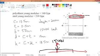 v11 5 Tutorial question on sandwich panel part 3 deriving shear stress of the sandwich face