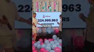 MrBeast SURPASSES T Series TO BECOME THE WORLD'S LARGEST YOUTUBE CHANNEL 😎 