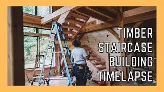 Staircase Build Time-Lapse! (Fast-Motion Construction)