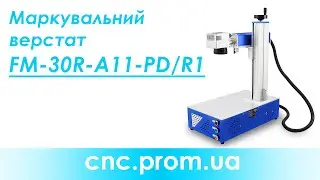 Волоконний лазерний маркер FM-30R-A11-PD/R1 (110x110 мм, 30 Вт Raycus, настільний портативний)