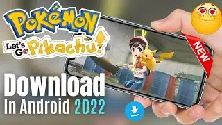 Brand New Pokemon Let's Go Pikachu On Android - Pokemon Let's Go Godot 😍