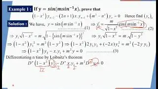 Leibnitz Theorem | Differential Calculus | Nth Derivative | yn(x=0)