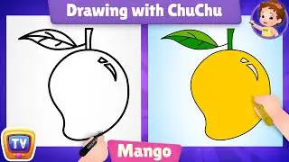 How to Draw a Mango? - More Drawings with ChuChu - ChuChu TV Drawing Lessons for Kids