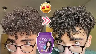 DEFINE MUITOOO!! TESTEI O SKALA MAIS CACHINHOS NO MEU CABELO CACHEADO MASCULINO! 😍