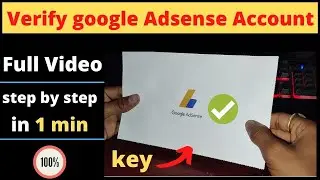 How to verify google adsense pin verification in 2021 | adsense pin verification