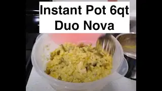 Instant Pot 6 quart electric pressure cooker - first meal