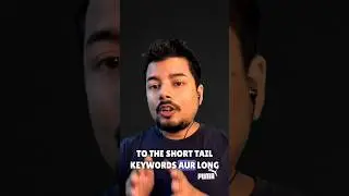 Difference between Short Tail Keywords and Long Tail Keywords in SEO. 