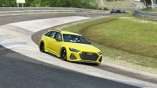 audi RS6 2020 Avate Stage2 Milltek being chased by Gt3 RS and G80 m3 / Assetto Corsa / T300