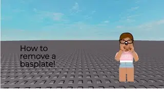 How to delete a baseplate in roblox studio