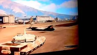 Kapputter Kampf-Jet