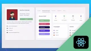 React Js - Glass Website Project Tutorial  With Selection Tabs