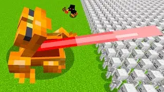 Trolei meu AMIGO na BATALHA DE MOBS do MINECRAFT