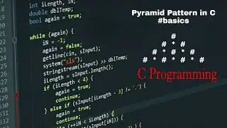C Program to Print Pyramid Pattern | 