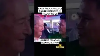 NATAKOT KAY QUADRO ALAS O SADYANG INIWASAN SI CASIMERO NI BOB ARUM #shorts #boxer  #mannypacquiao