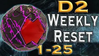 D2 Weekly Reset - Gunsmith and Tess Inventory - 1/25/21