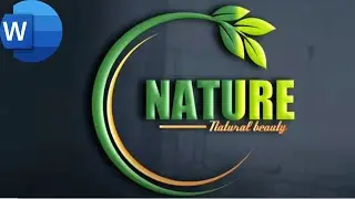 Create a professional logo || Best Logo Design Tutorial in MS Word 