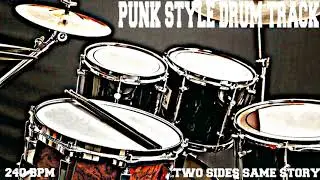 FAST PUNK STYLE DRUM TRACK - 240 BPM (FREE)
