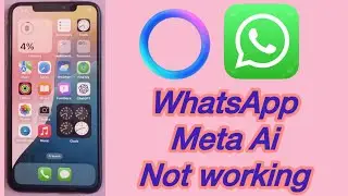 How to Fix WhatsApp Meta Ai not Working Problem on iPhone in iOS 18! Meta Ai WhatsApp