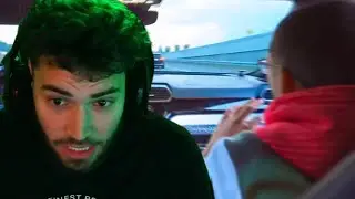 Adin Ross Reacts To N3on & Squeeze Driving