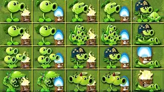 All Combos PEA & PEA VINE vs PEA & TORCHWOOD - Who Will Win? - Pvz 2 Plant vs Plant