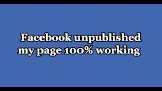 your page has been unpublished by facebook 2022  ,  fb page #unpublished appeal #tech_soft #hajipur
