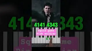 How to Play Squid Game Pink Soldier OST Easy Piano Tutorial  
