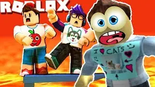 ROBLOX челлендж пол это ЛАВА приключения мульт героя в Роблокс игра на SPTV