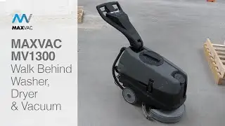 MAXVAC MV1300 - Washer, Dryer & Vacuum